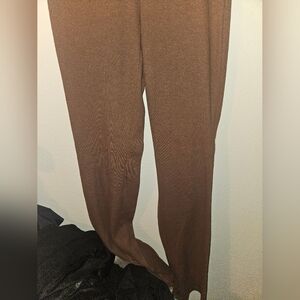 Pac Sun Womans Brown Flared Leg Leggings Size M